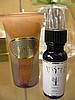Cedars Of Leban- Hand Painted Trumpet Shaped Candle and Anointing Oil Gift Set
