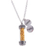 Messianic Mustard Seed Pendant Necklace, Silver, 20-inch Chain