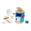 Melissa & Doug 11-Piece Brew and Serve Wooden Coffee Maker Set - Play Kitchen