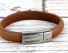 Righteous Man Leather Wrist Band – Proverbs 20:7